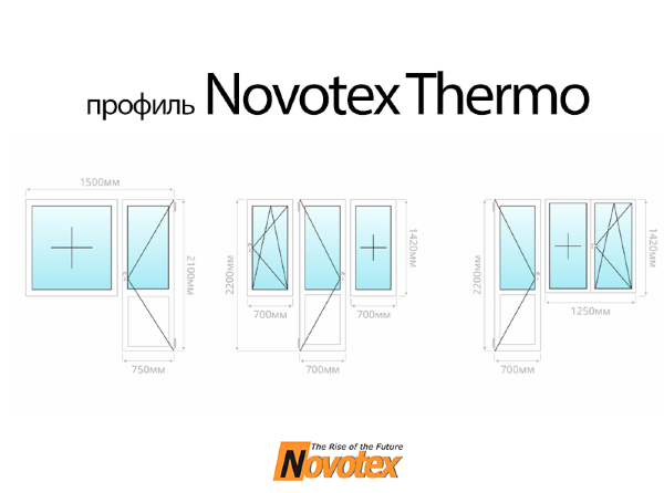 Novotex Thermo балконный блок